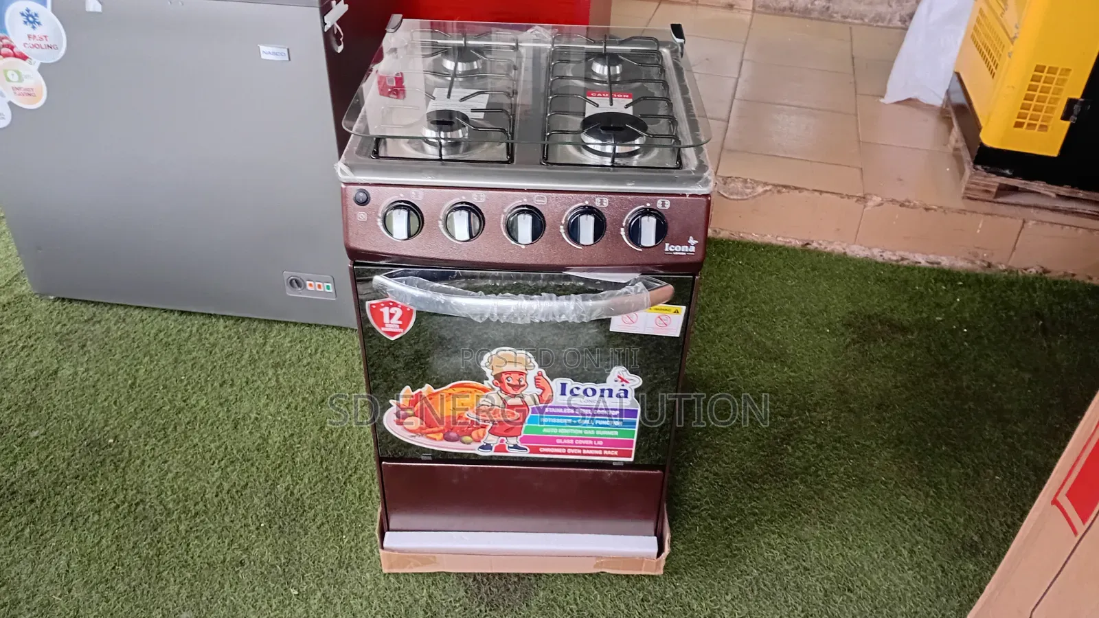 Icona Gas Stove – Strong Burner for Everyday Cooking