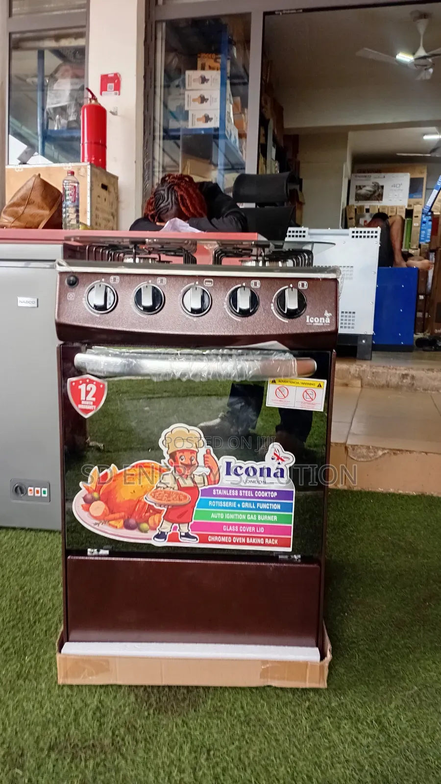 Icona Gas Stove – Strong Burner for Everyday Cooking