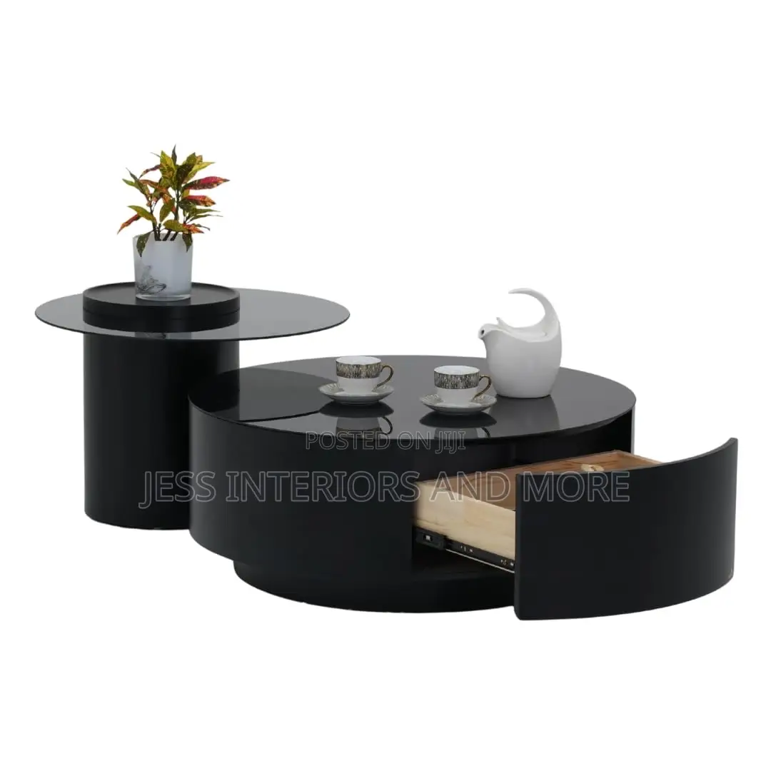 Glass Center Table (Glossy Finish)