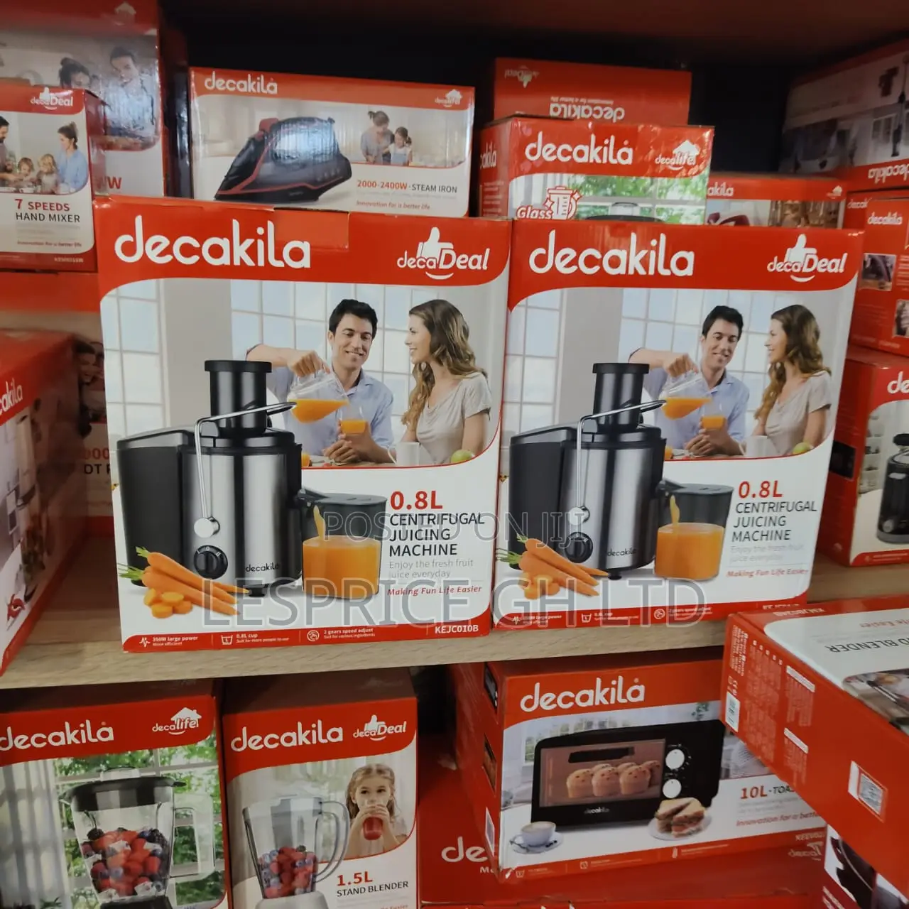 Nice and Portable 0.8L Centrifugal Decakila 350W Juicer