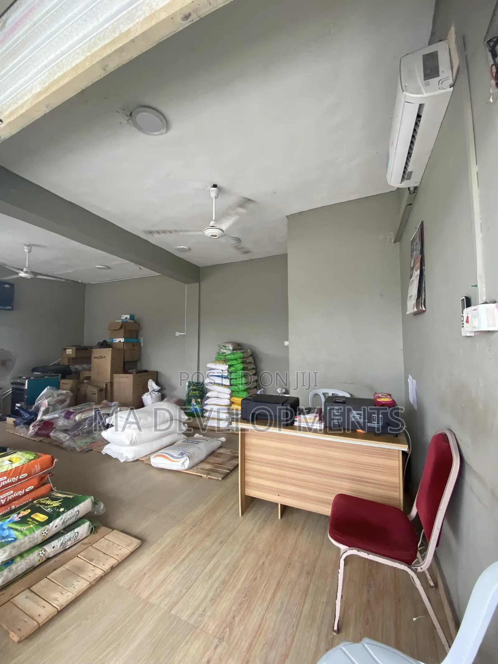 Double Shop for Rent at Achimota Mile 7 by the Tarred Road