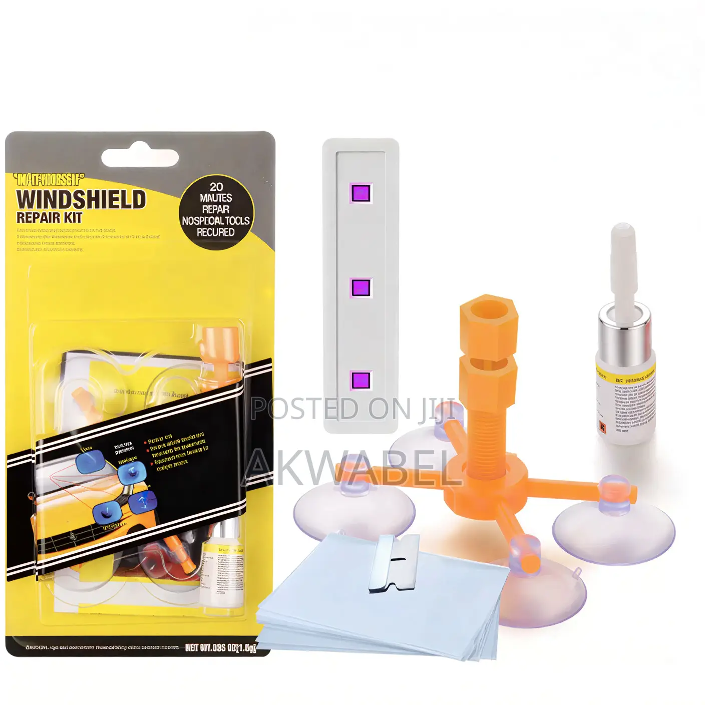 Car Windshield Repair Kit - Crack Chip Glass Repair Resin Tool