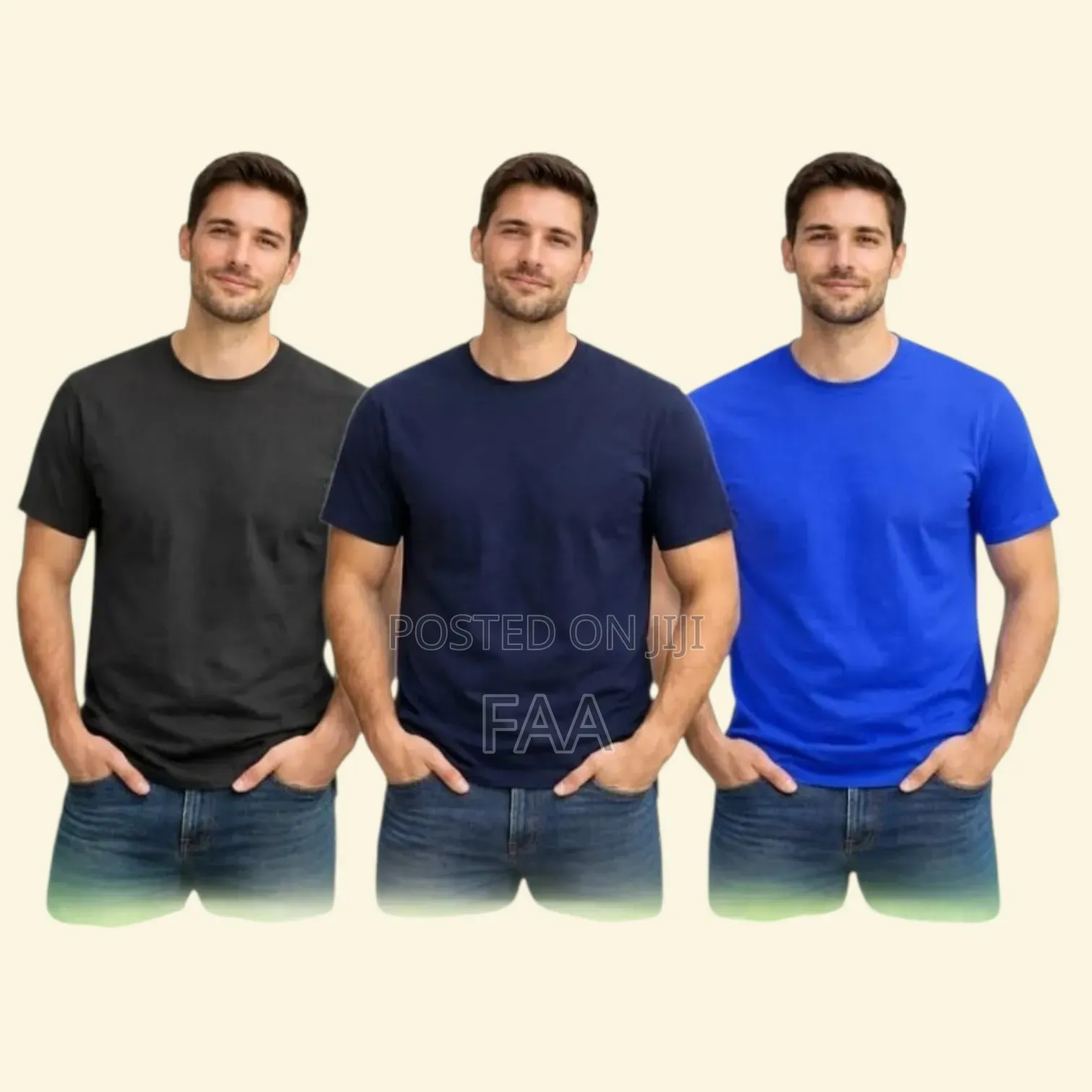 Plain Crew Neck T-Shirt