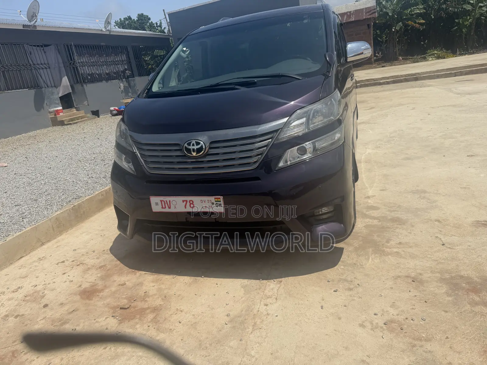 Toyota Vellfire 2013 Burgundy