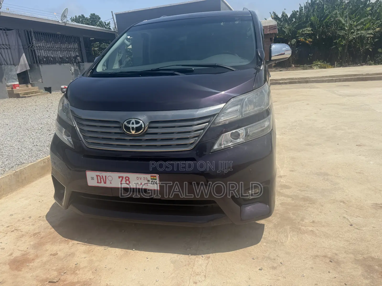 Toyota Vellfire 2013 Burgundy