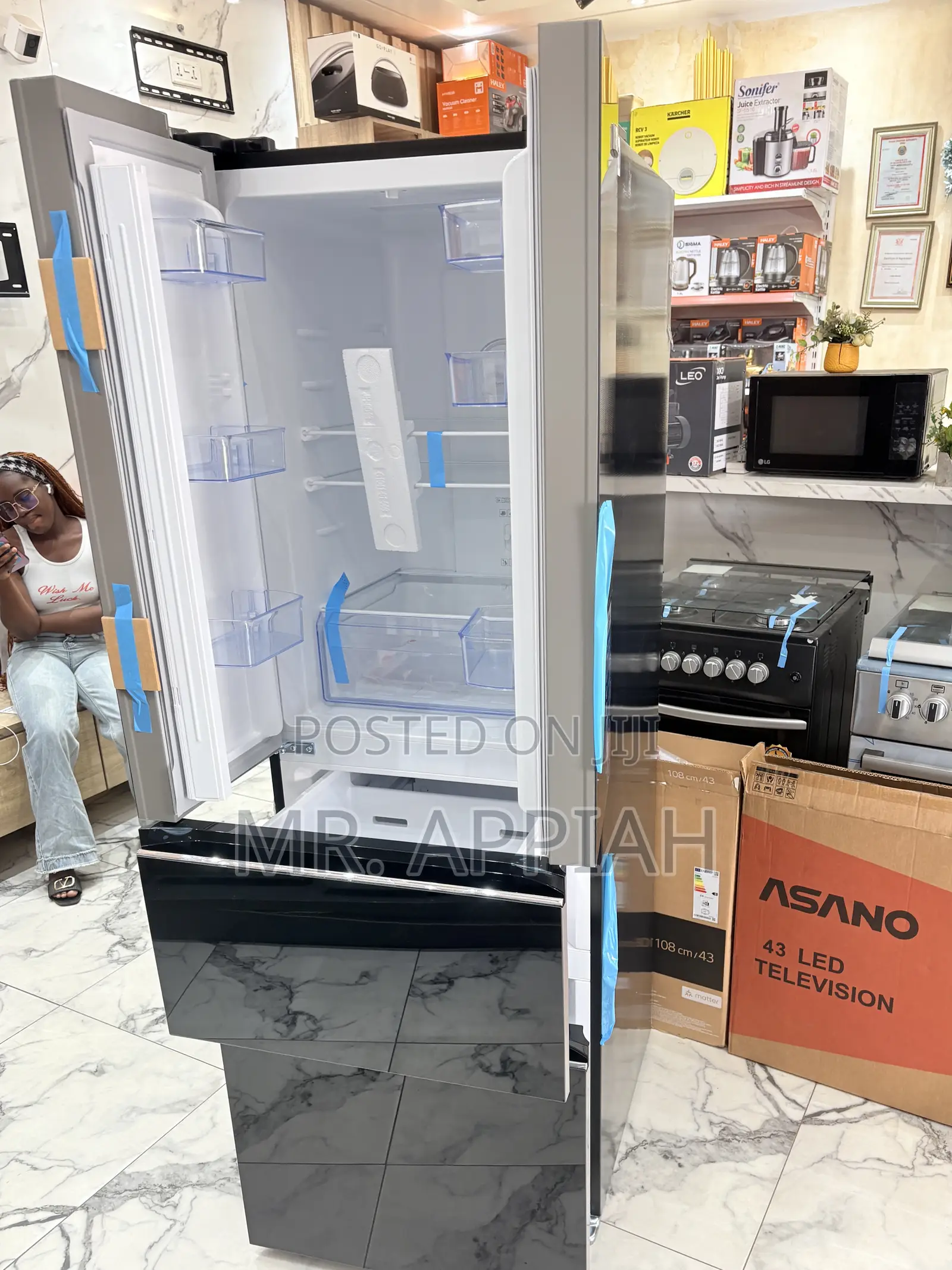 Purchase Affordable Pearl Pf-441mdg French Door Refrigerator(Mirror).