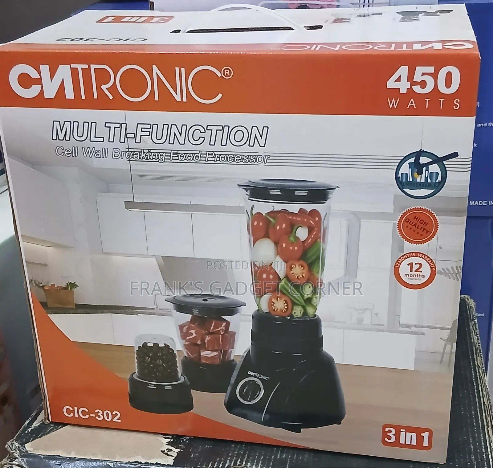 CNTRONIC 3-in-1 Blender