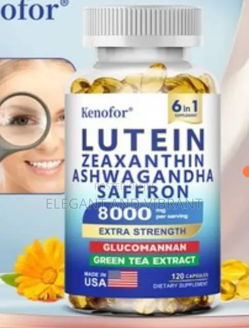 Letein and Zeaxanthin 8000mg Eye Vitamin With Saffron for Eye Health