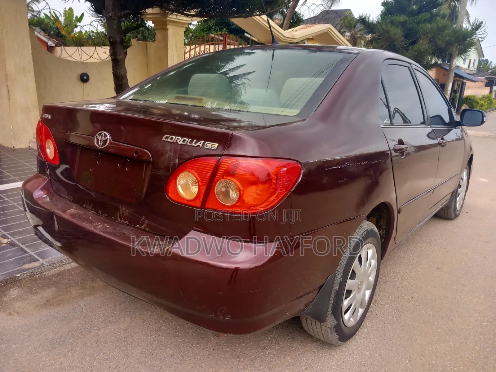 Toyota Corolla 2008 Red