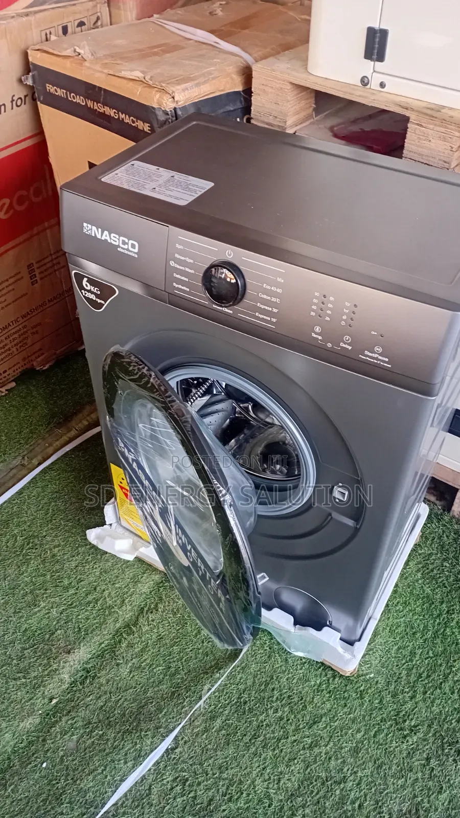 Nasco Full Auto 6KG Front Load Washing Machine