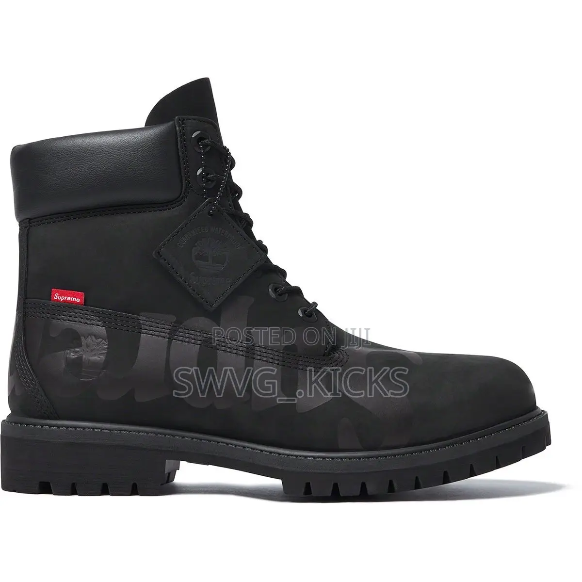 Supreme Timberland Big Logo 6" Premium Waterproof Boots
