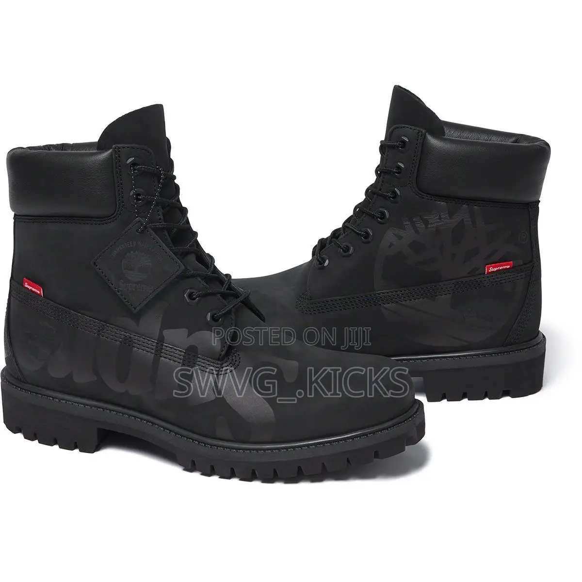 Supreme Timberland Big Logo 6" Premium Waterproof Boots