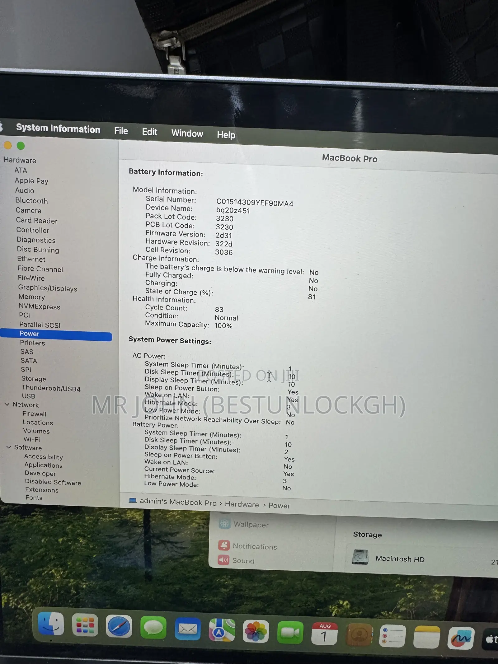 Laptop Apple MacBook Pro 2022 M2 8GB Apple M2 SSD 256GB