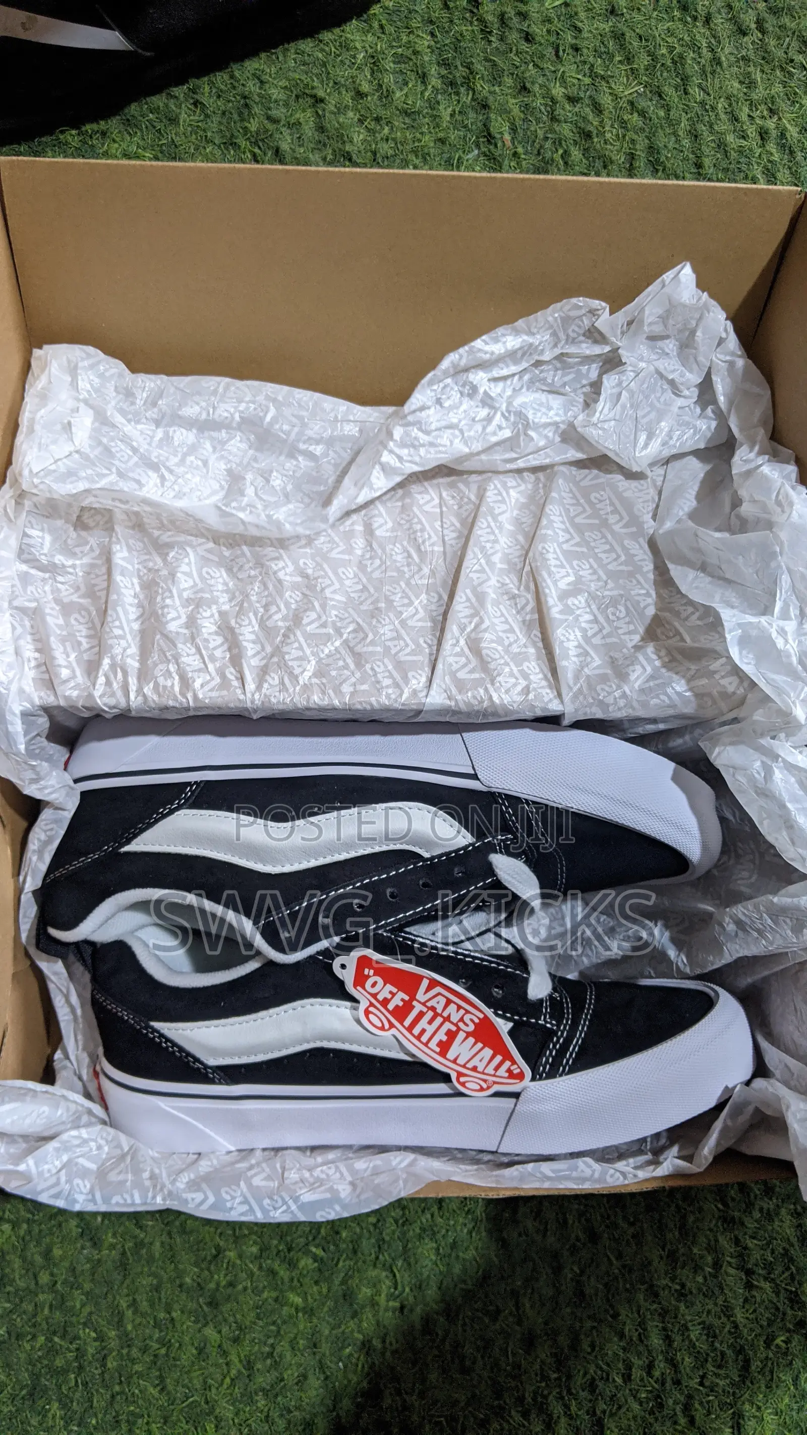 Vans Knu Skool White Black