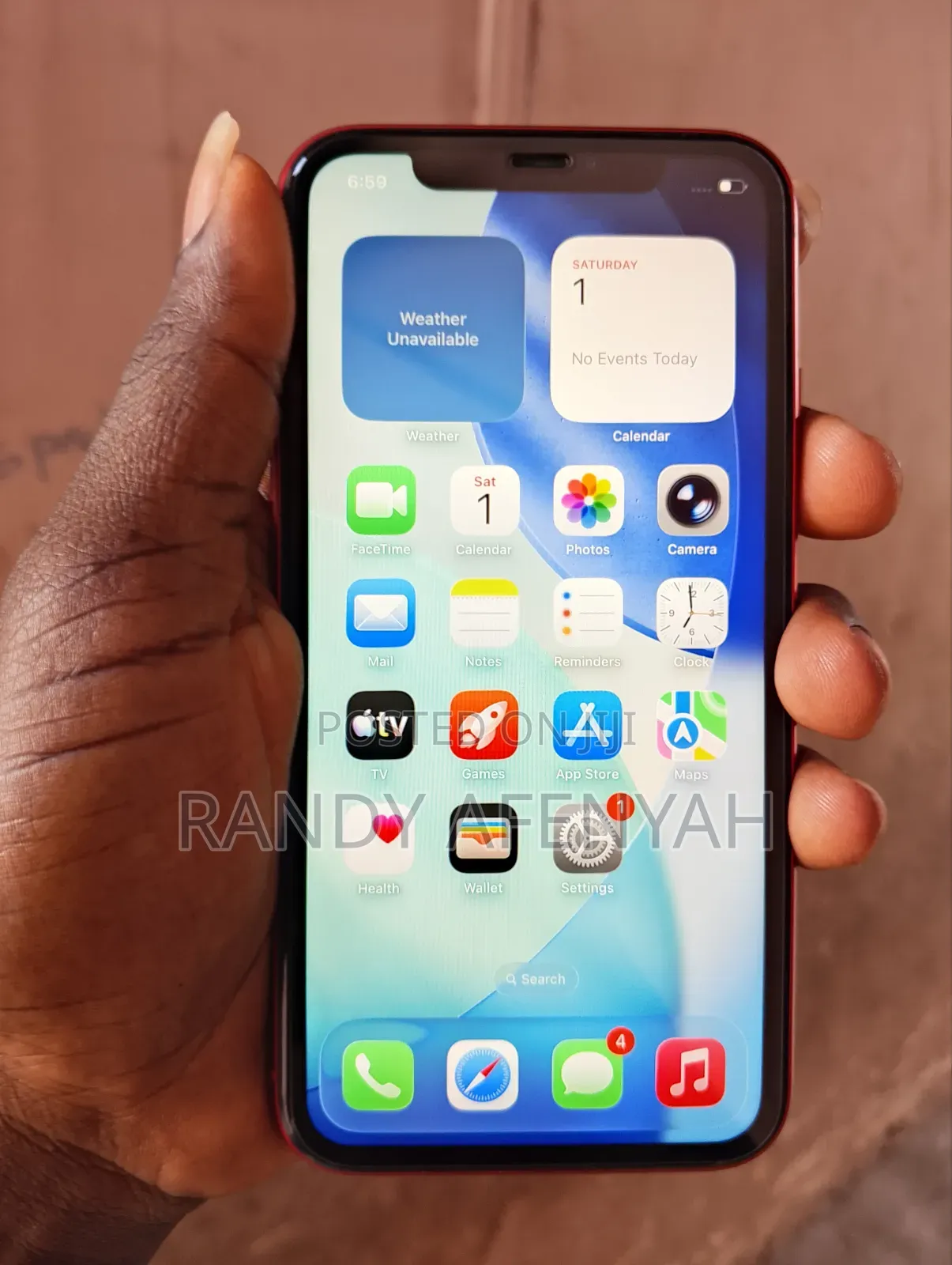 New Apple iPhone 11 128 GB Red