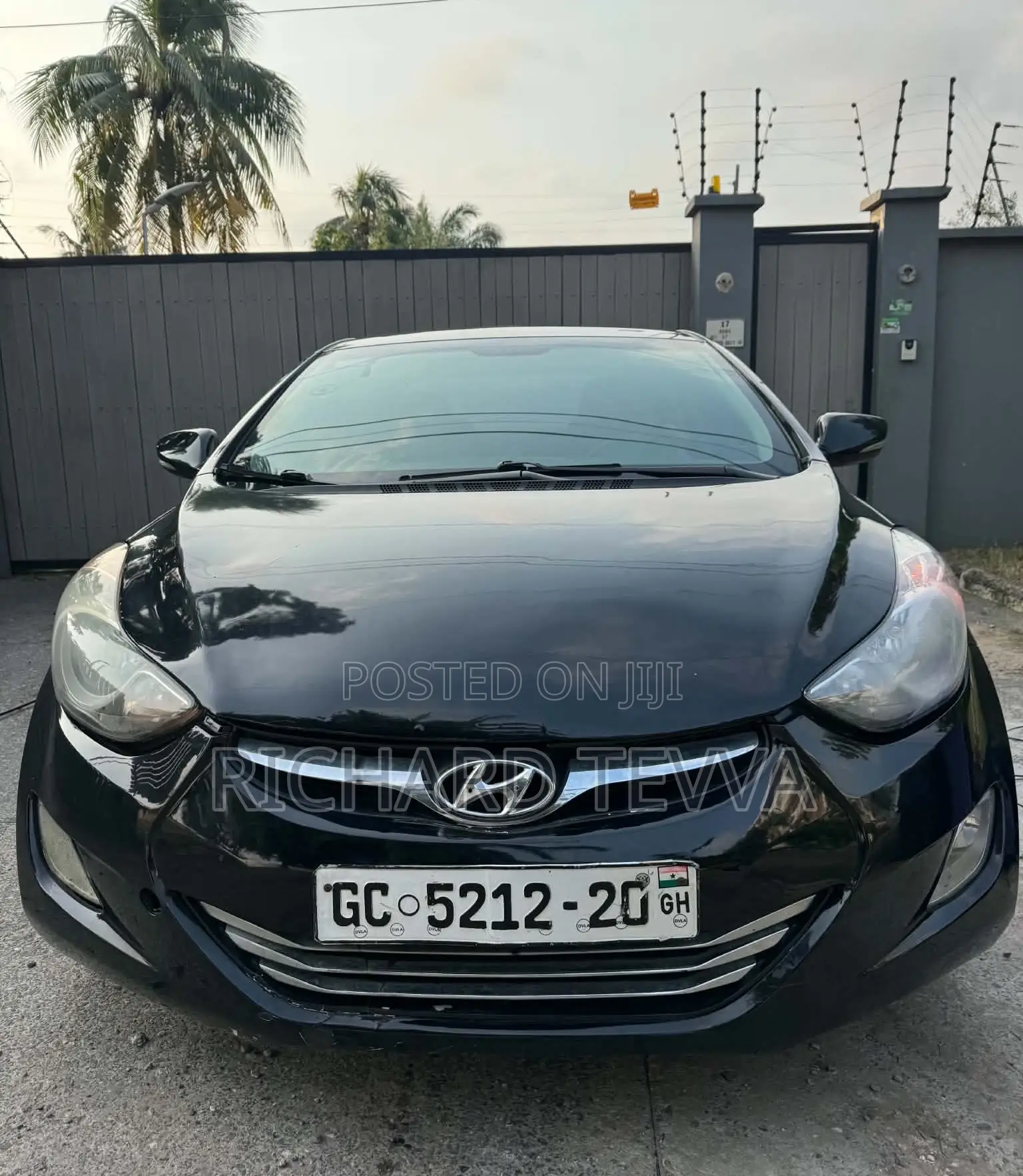 Hyundai Elantra Limited 2012 Black