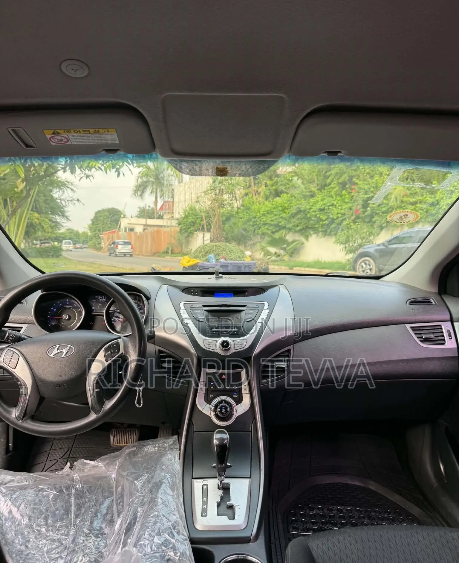 Hyundai Elantra Limited 2012 Black