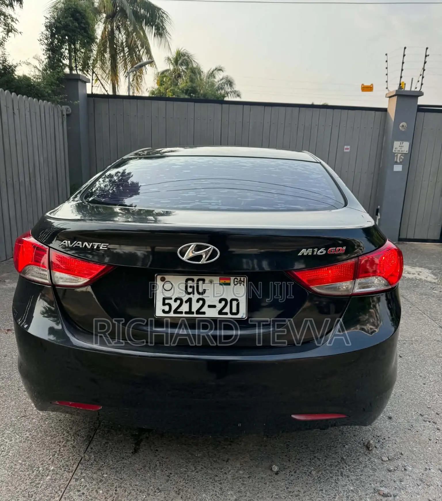 Hyundai Elantra Limited 2012 Black
