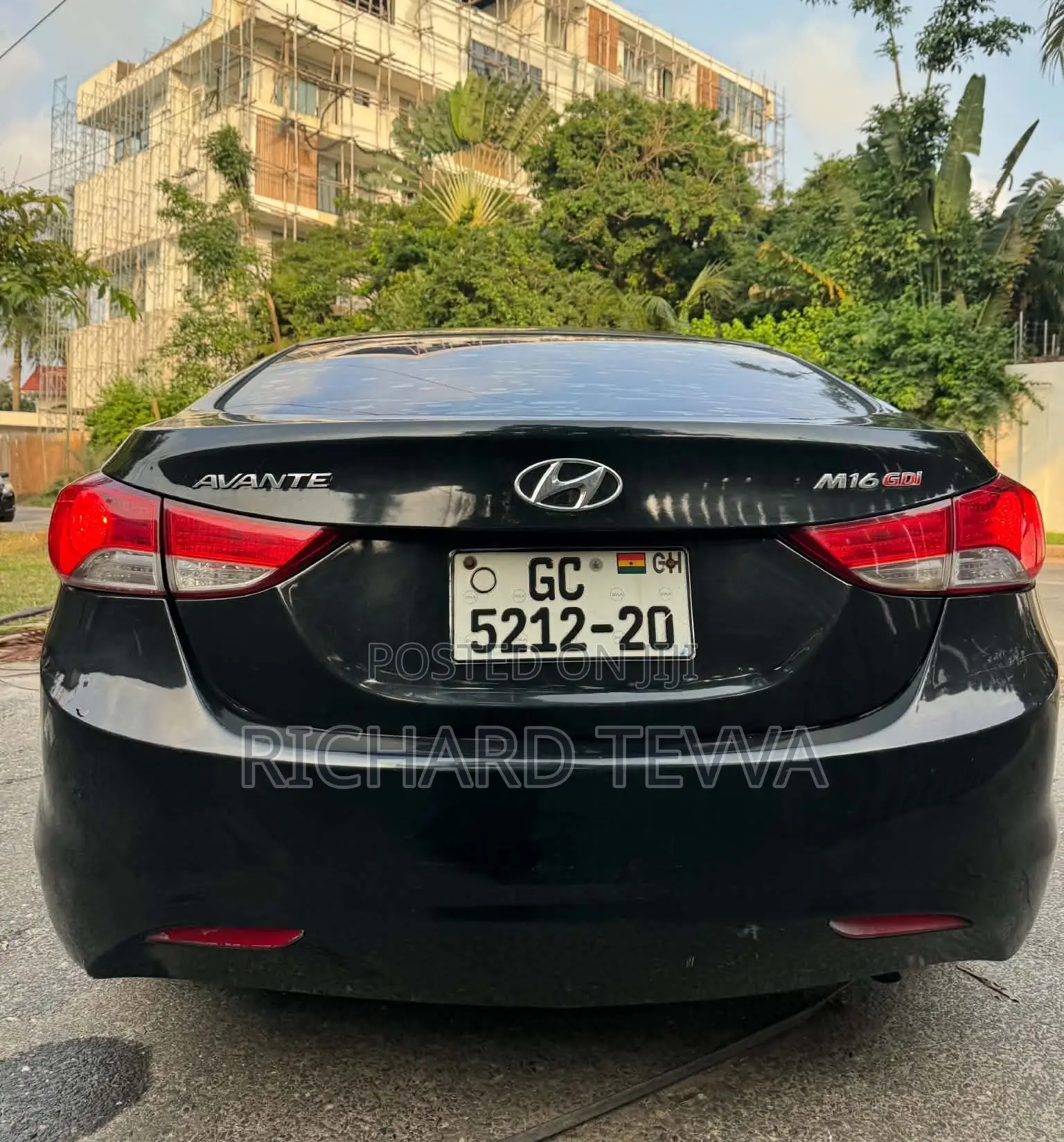 Hyundai Elantra Limited 2012 Black