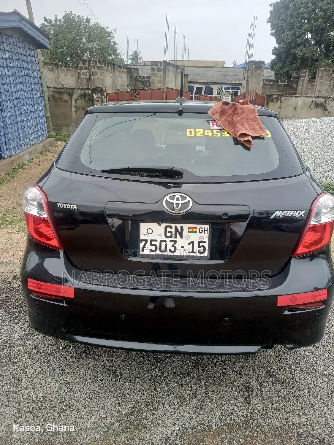 Toyota Matrix 2012 Black