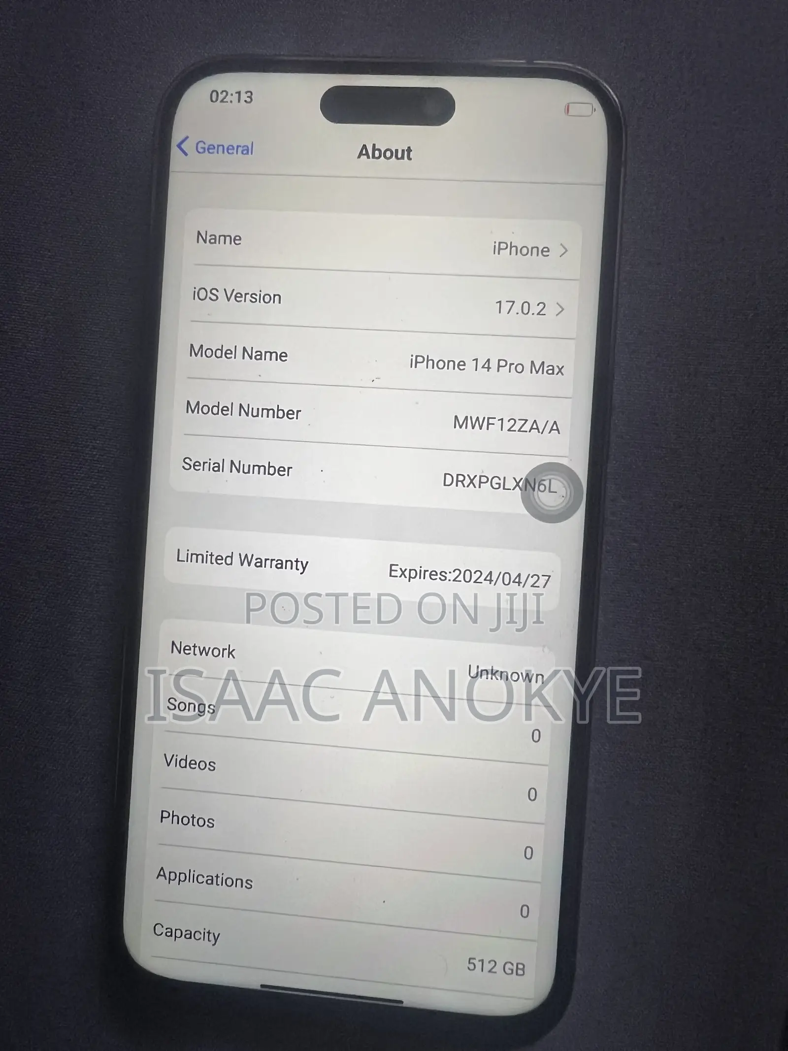 Apple iPhone 15 Pro Max 512 GB White