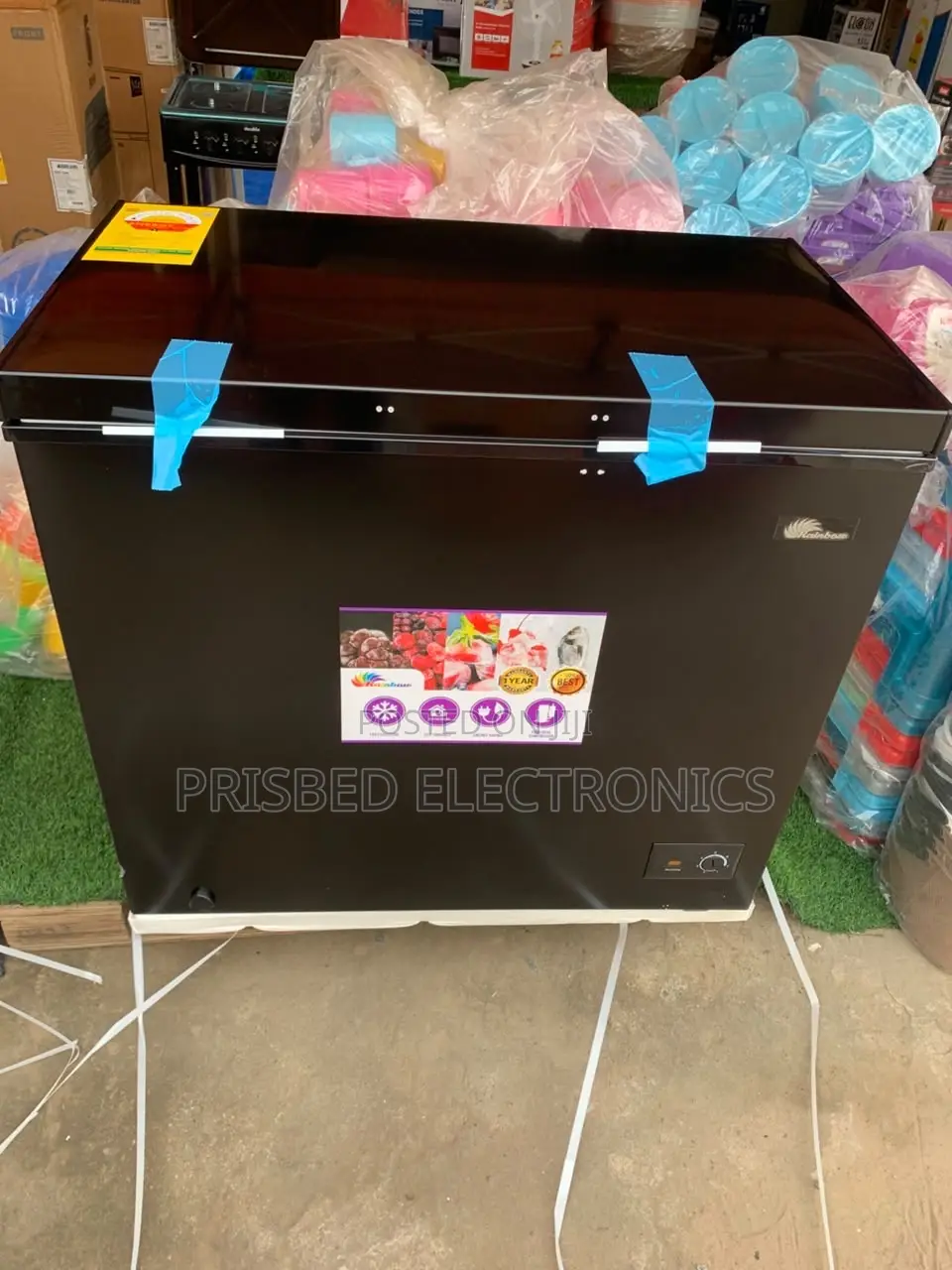 Rainbow Durable Chest Freezer 200 Litres