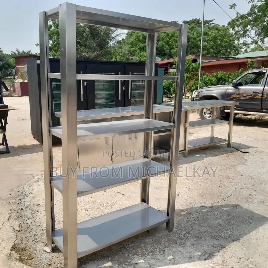 Stainless Standing Shelves