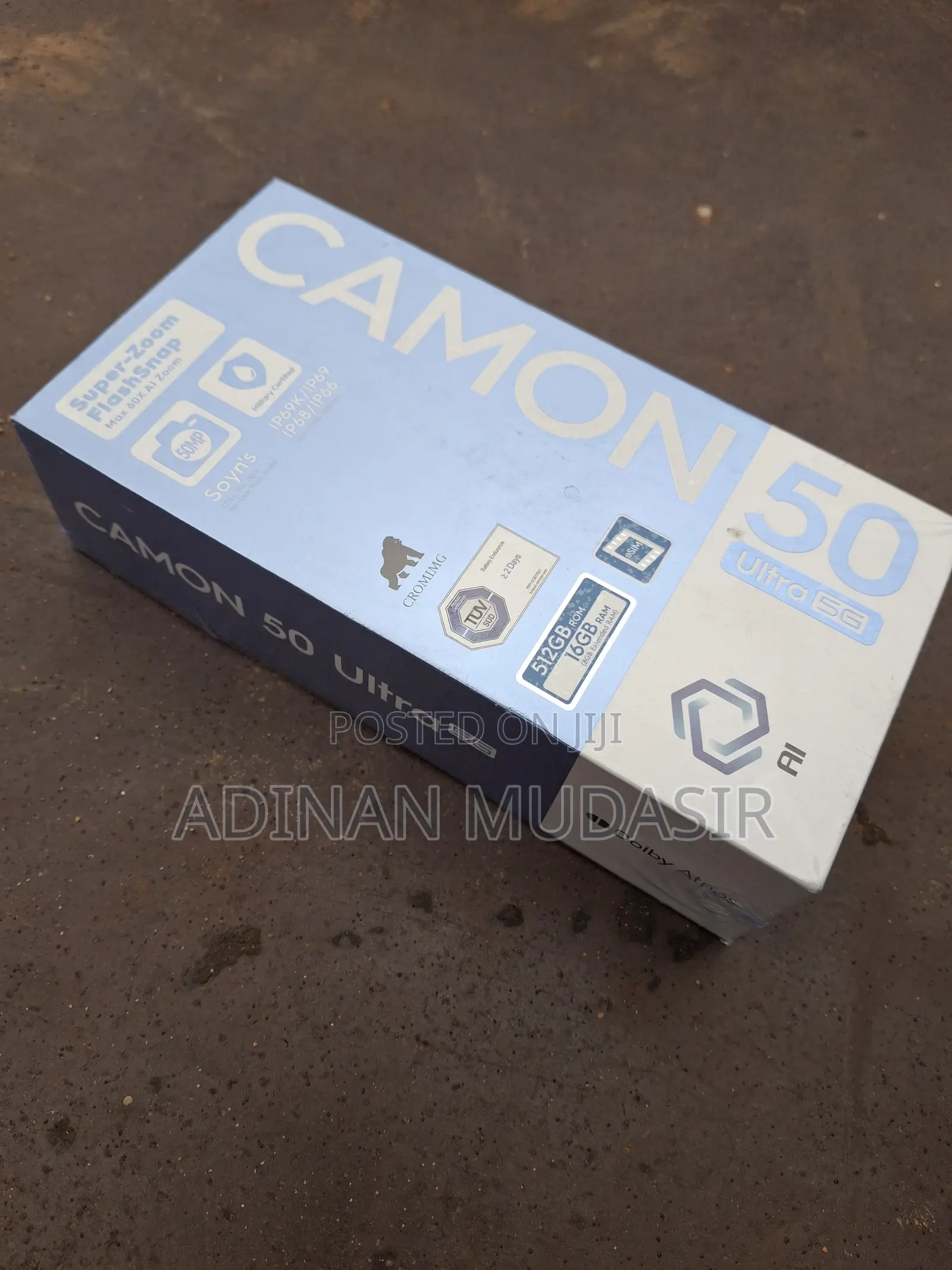 New Tecno Camon 50 Ultra 512 GB Black