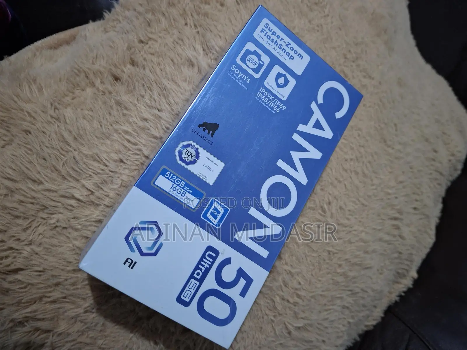 New Tecno Camon 50 Ultra 512 GB Black