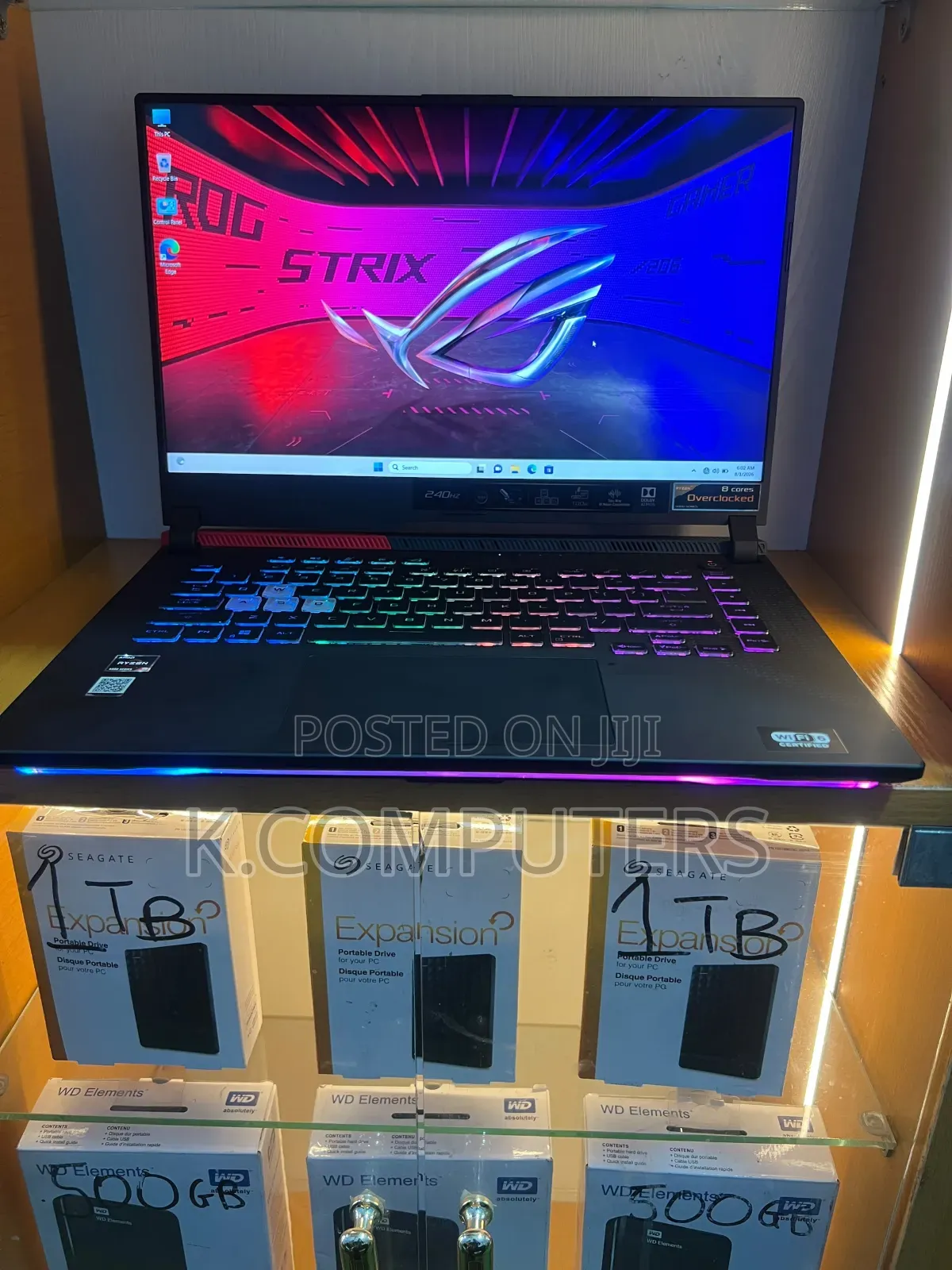 Laptop Asus ROG Strix G15 16GB AMD Ryzen 9 SSD 512GB