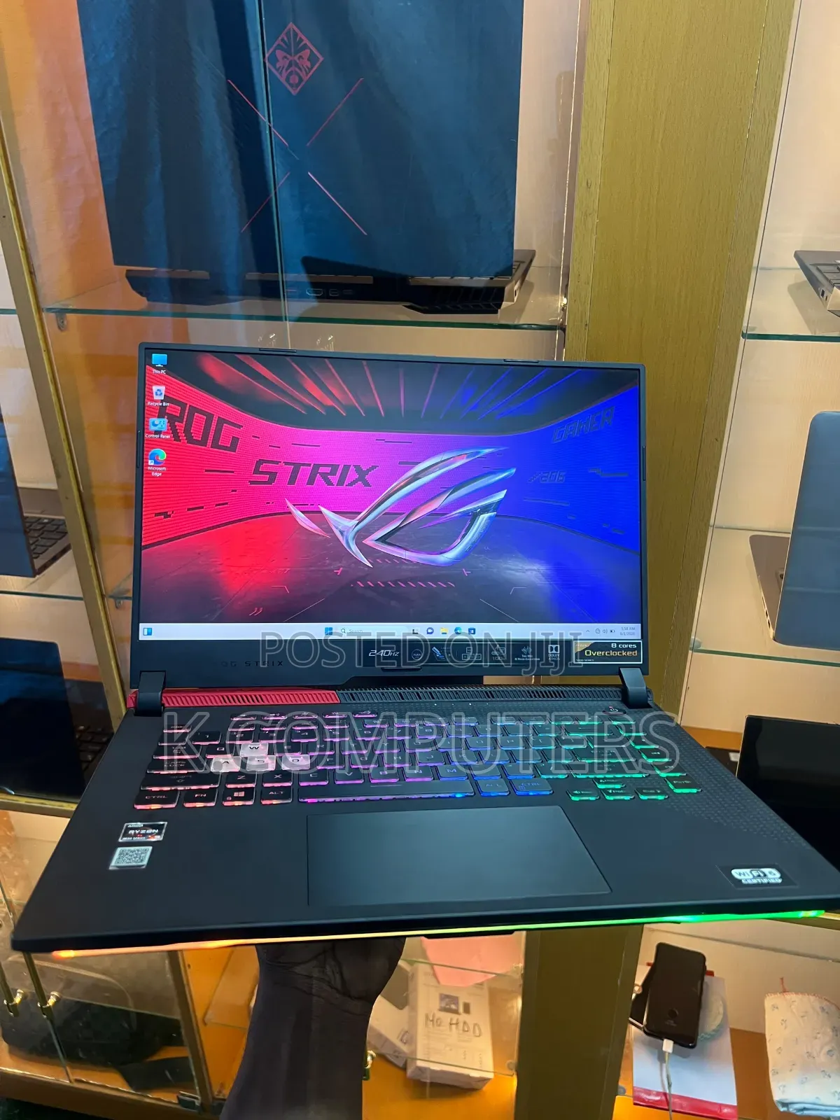 Laptop Asus ROG Strix G15 16GB AMD Ryzen 9 SSD 512GB