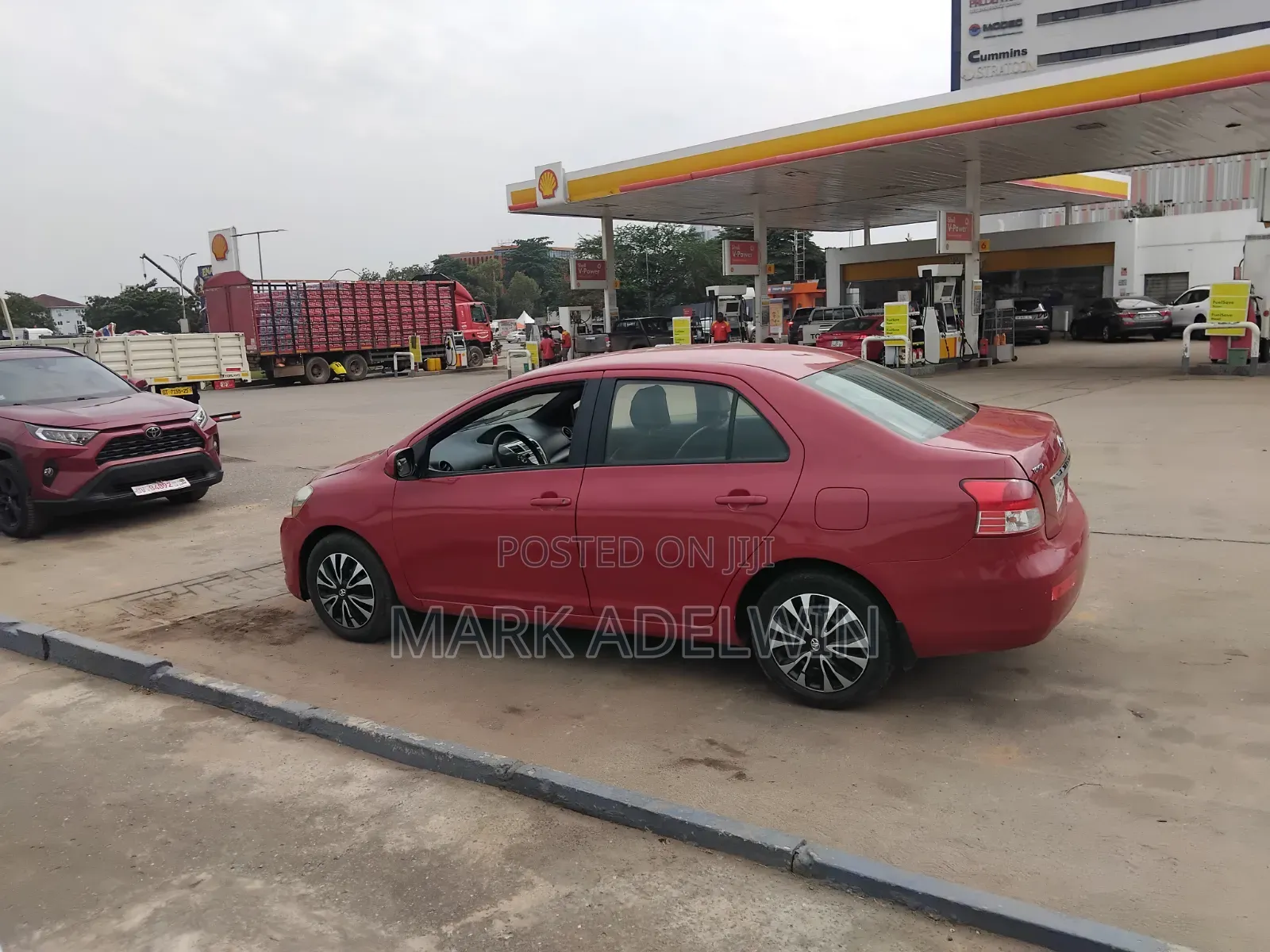 Toyota Yaris 2012 Red