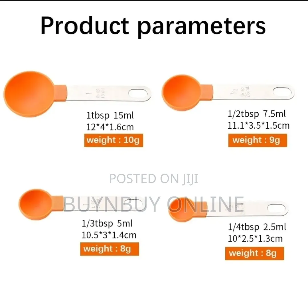 Plastic Measuring Cup and Spoon Set