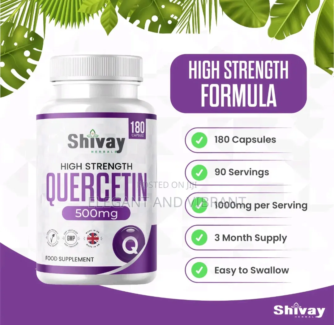 Quercetin High Strength 500mg 180 Capsules