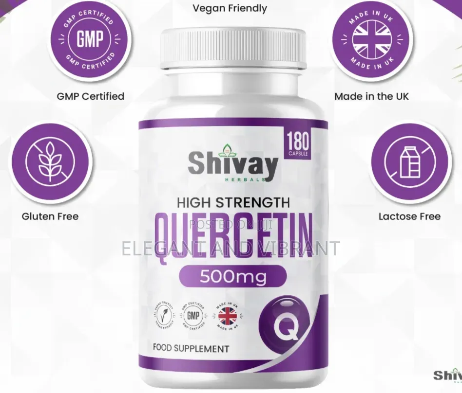 Quercetin High Strength 500mg 180 Capsules