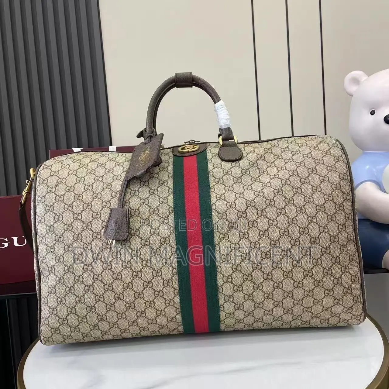 Gucci Savoy and Louis Vuitton Duffle Bag