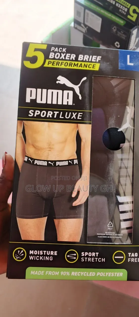 5packs Puma Boxer Briefs