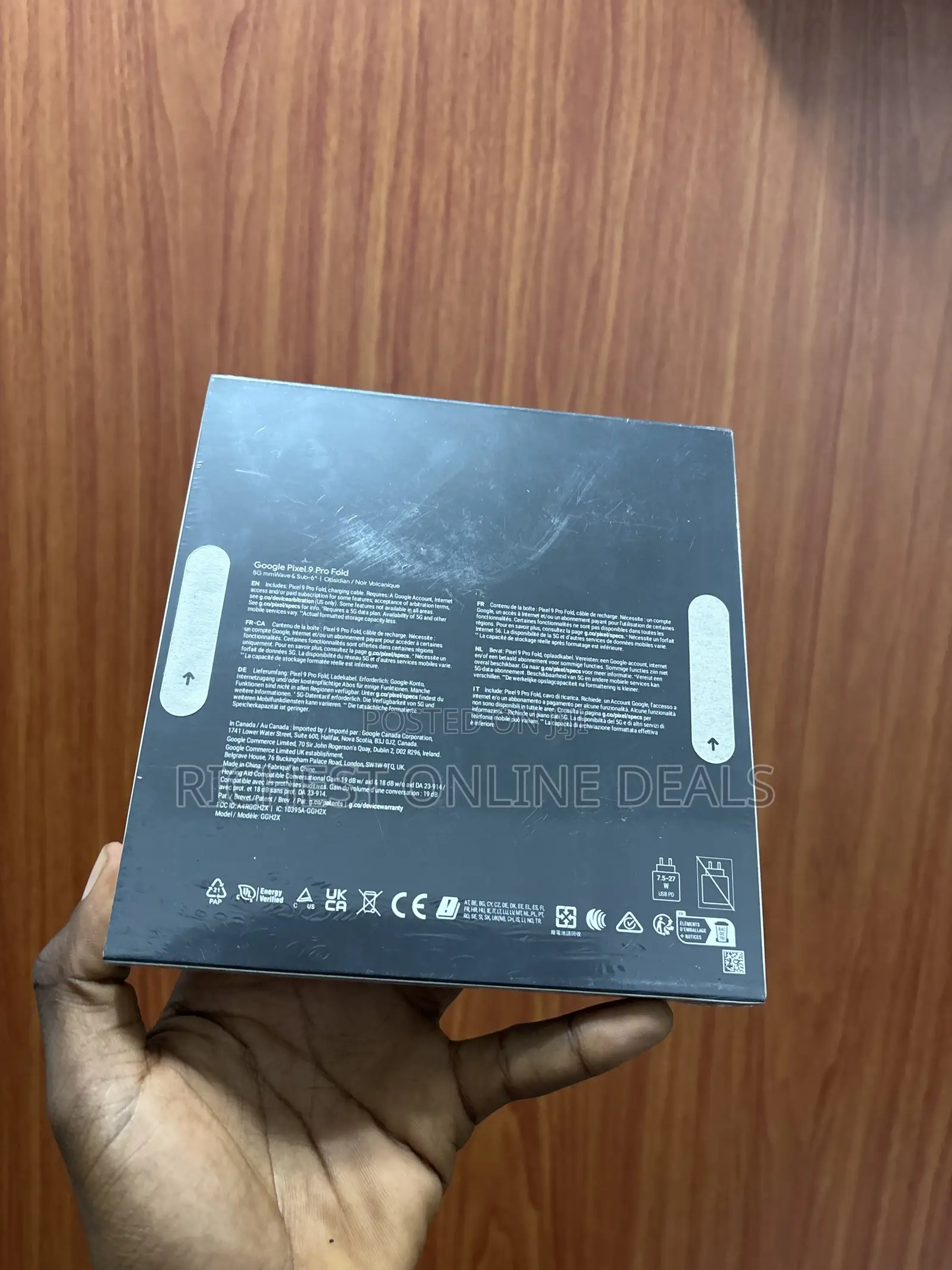New Google Pixel 9 Pro Fold 256 GB Black