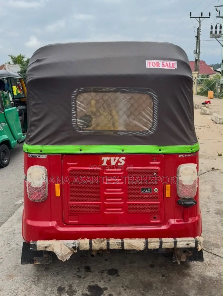 TVS King Deluxe Plus iTouch Start 2024 Red