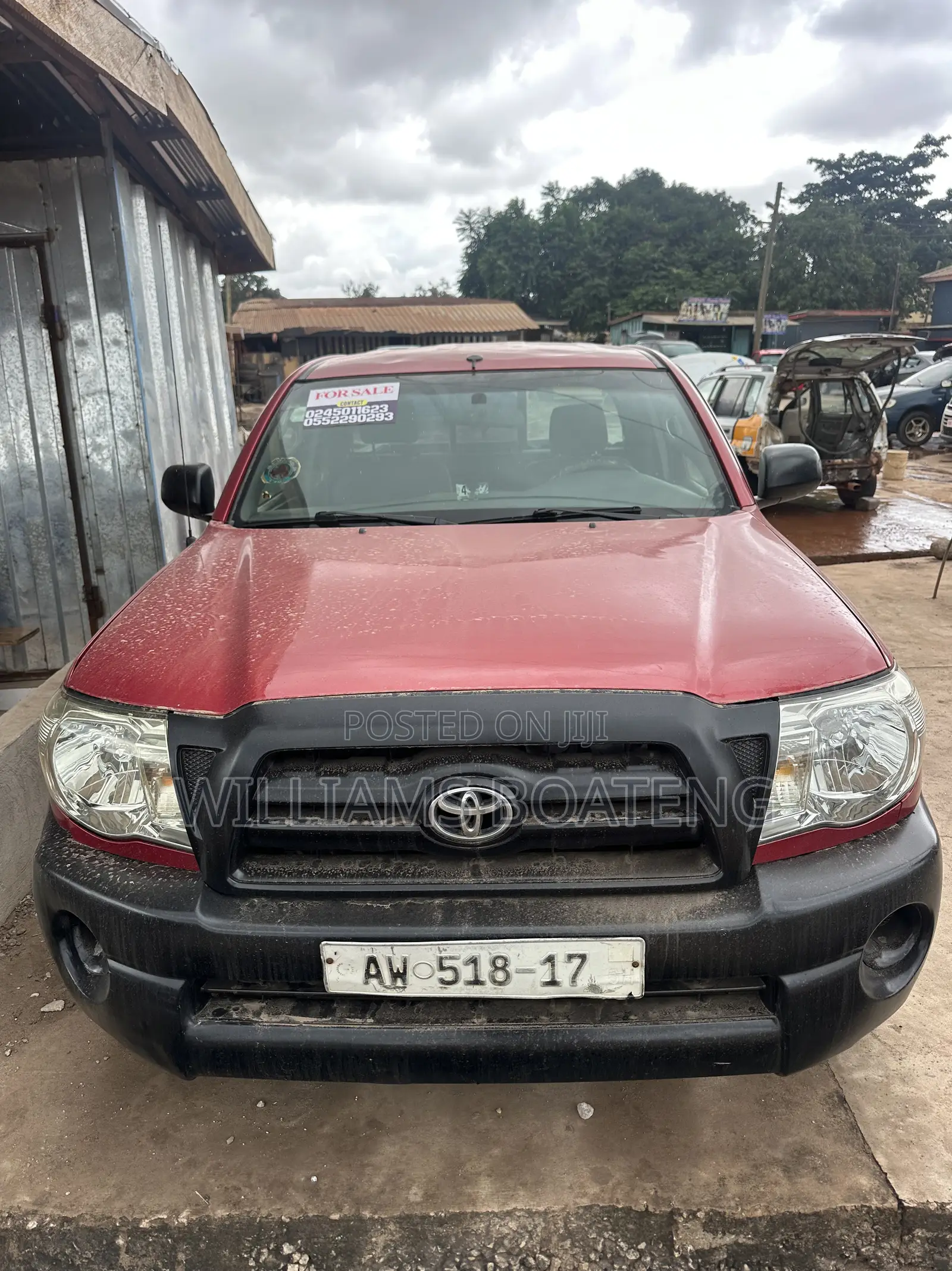 Toyota Tacoma Regular Cab Automatic 2012 Burgundy