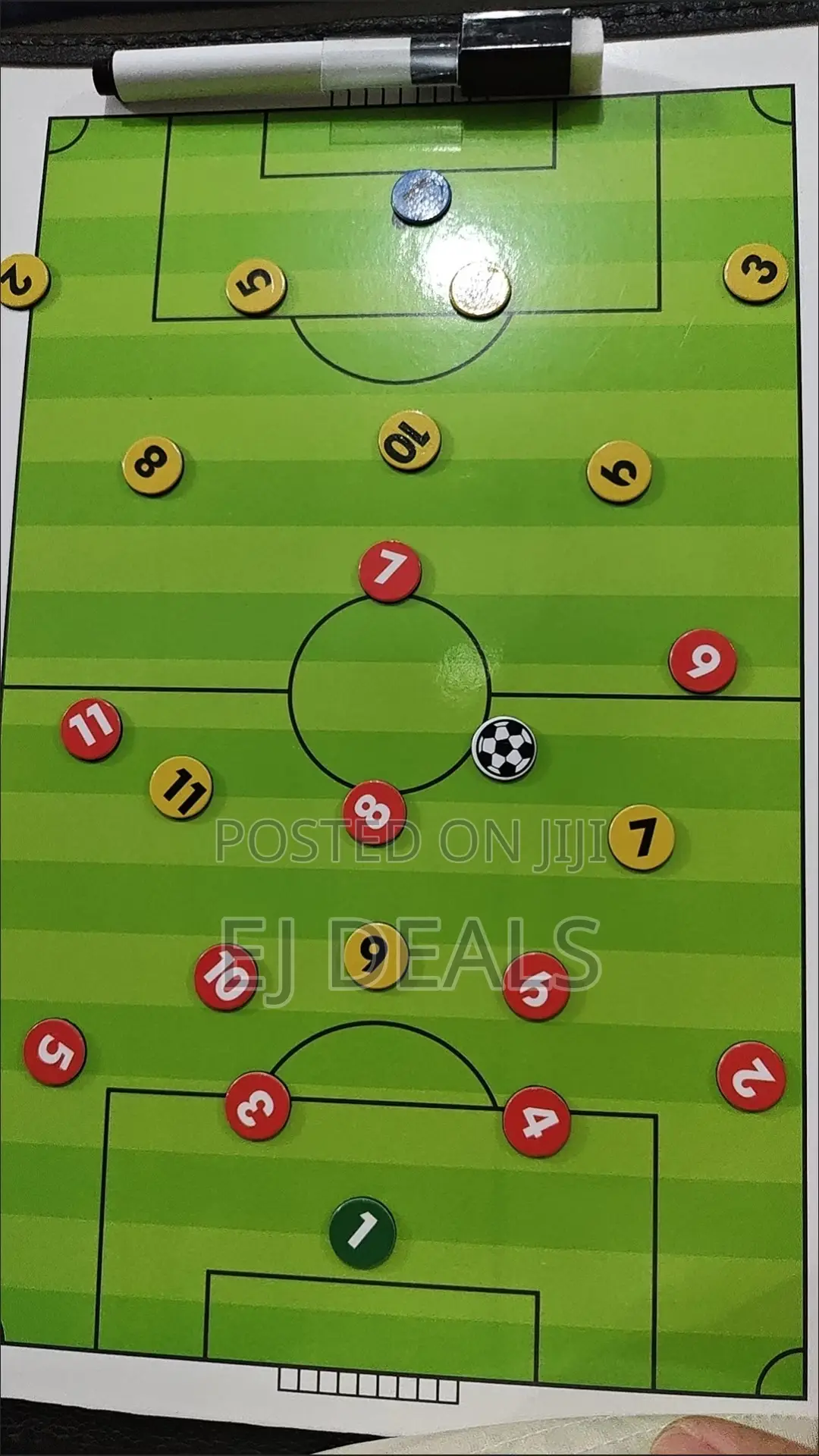 Football Coach Tactical Board Magnetic Foldable