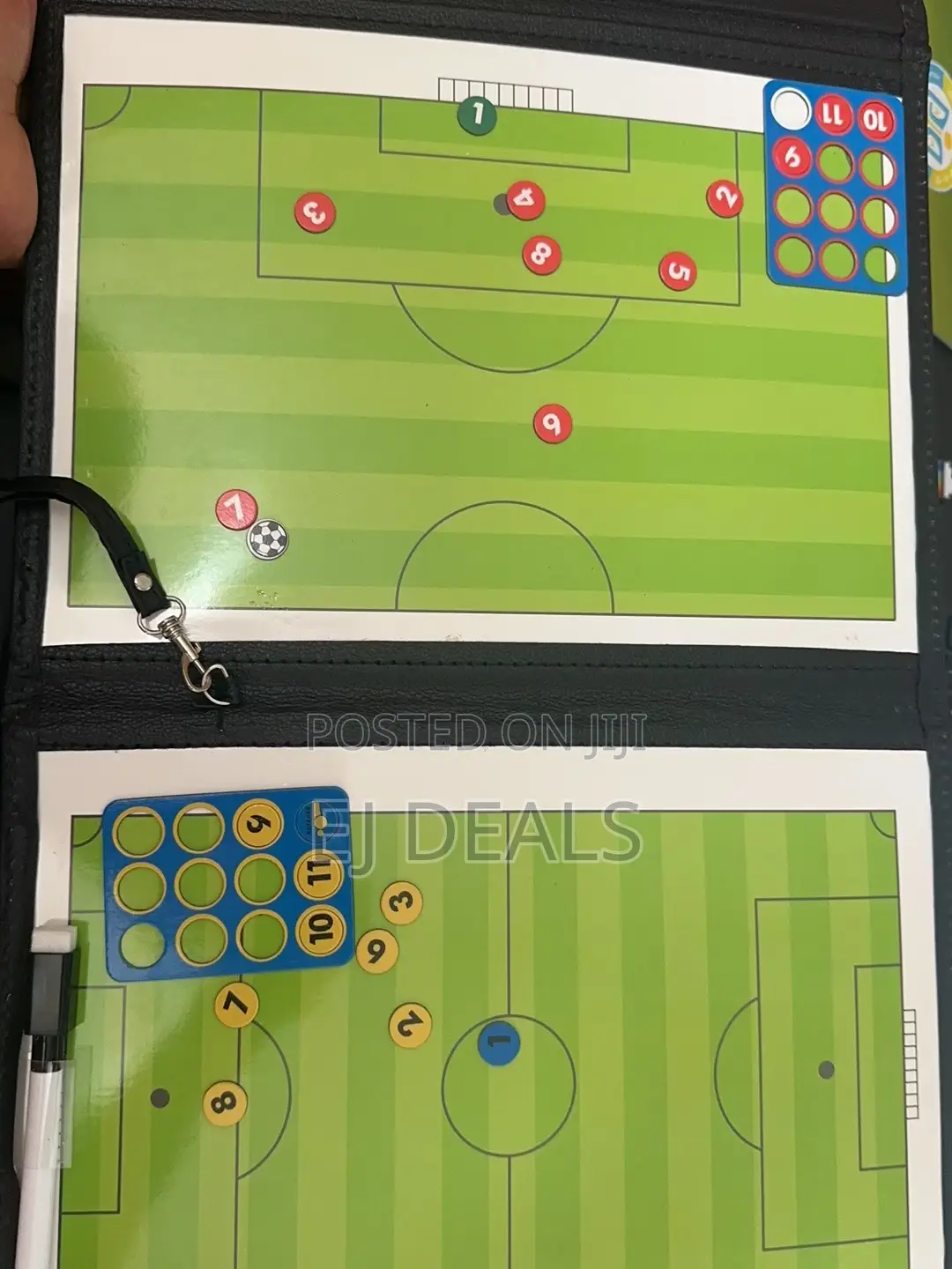 Football Coach Tactical Board Magnetic Foldable