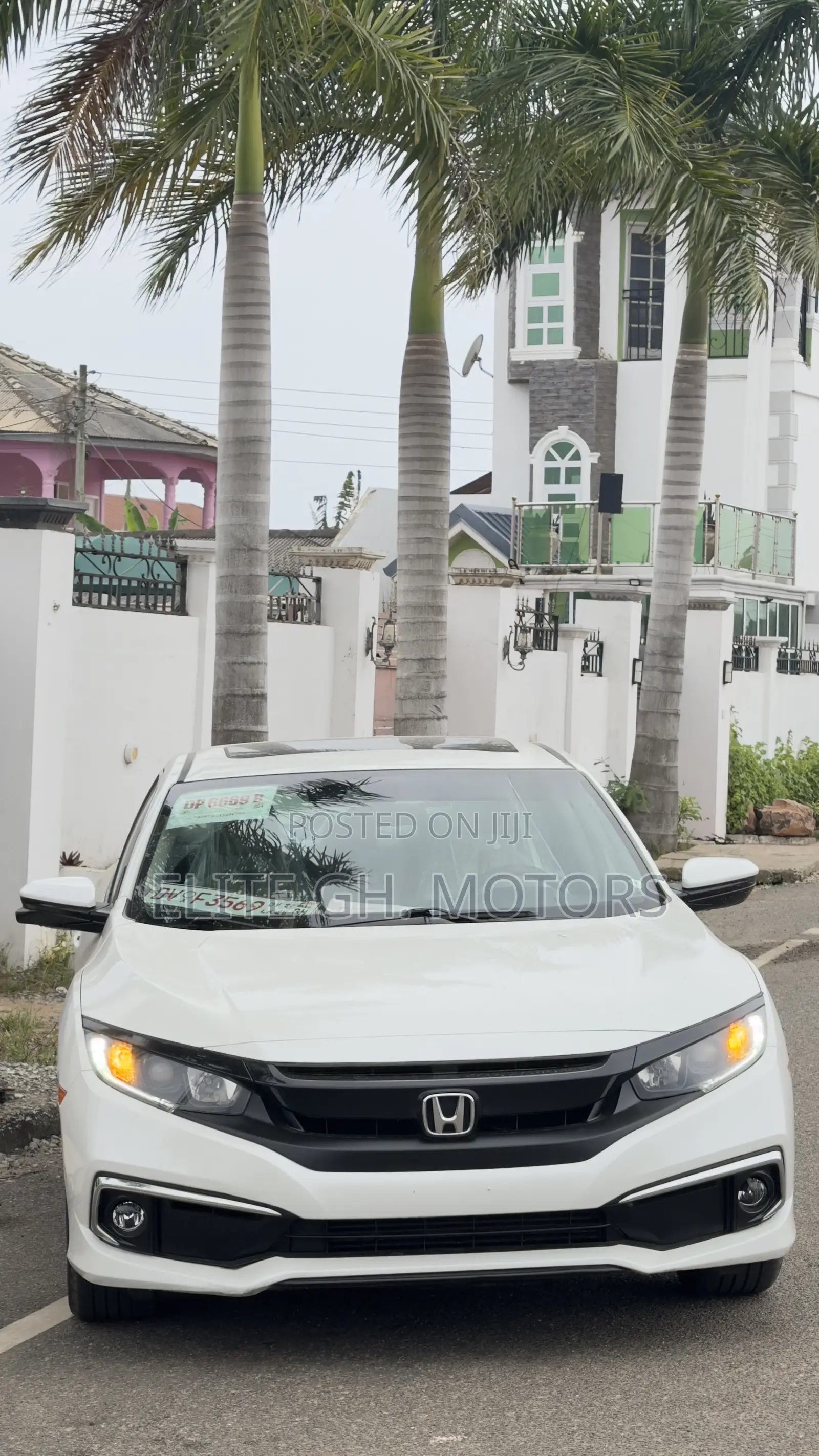 Honda Civic EX-L Sedan 2019 White