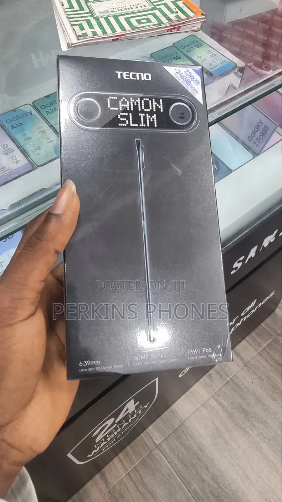 New Tecno Camon Slim 256 GB Black