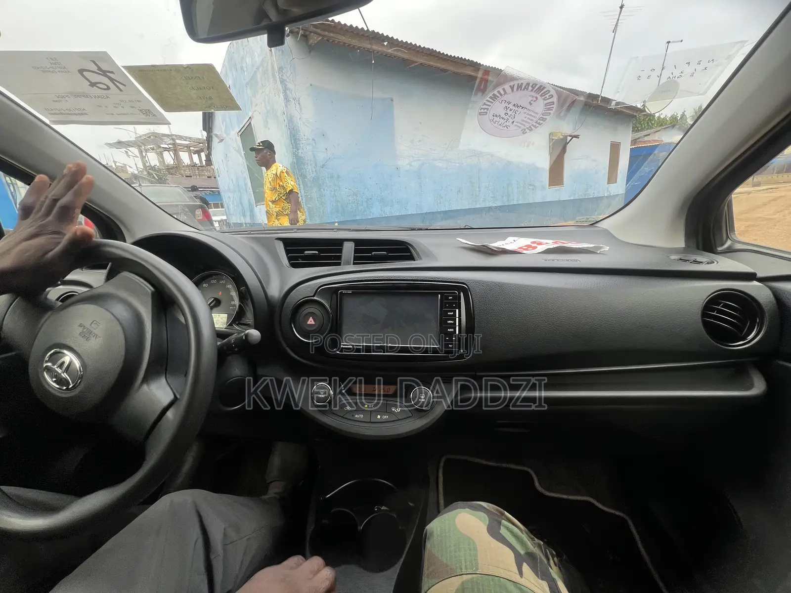 Toyota Vitz 2011-2013 Digital AC Switch Cover