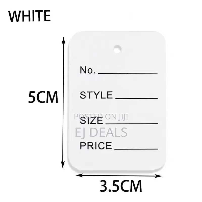 Clothing Pricing Tags 500pcs