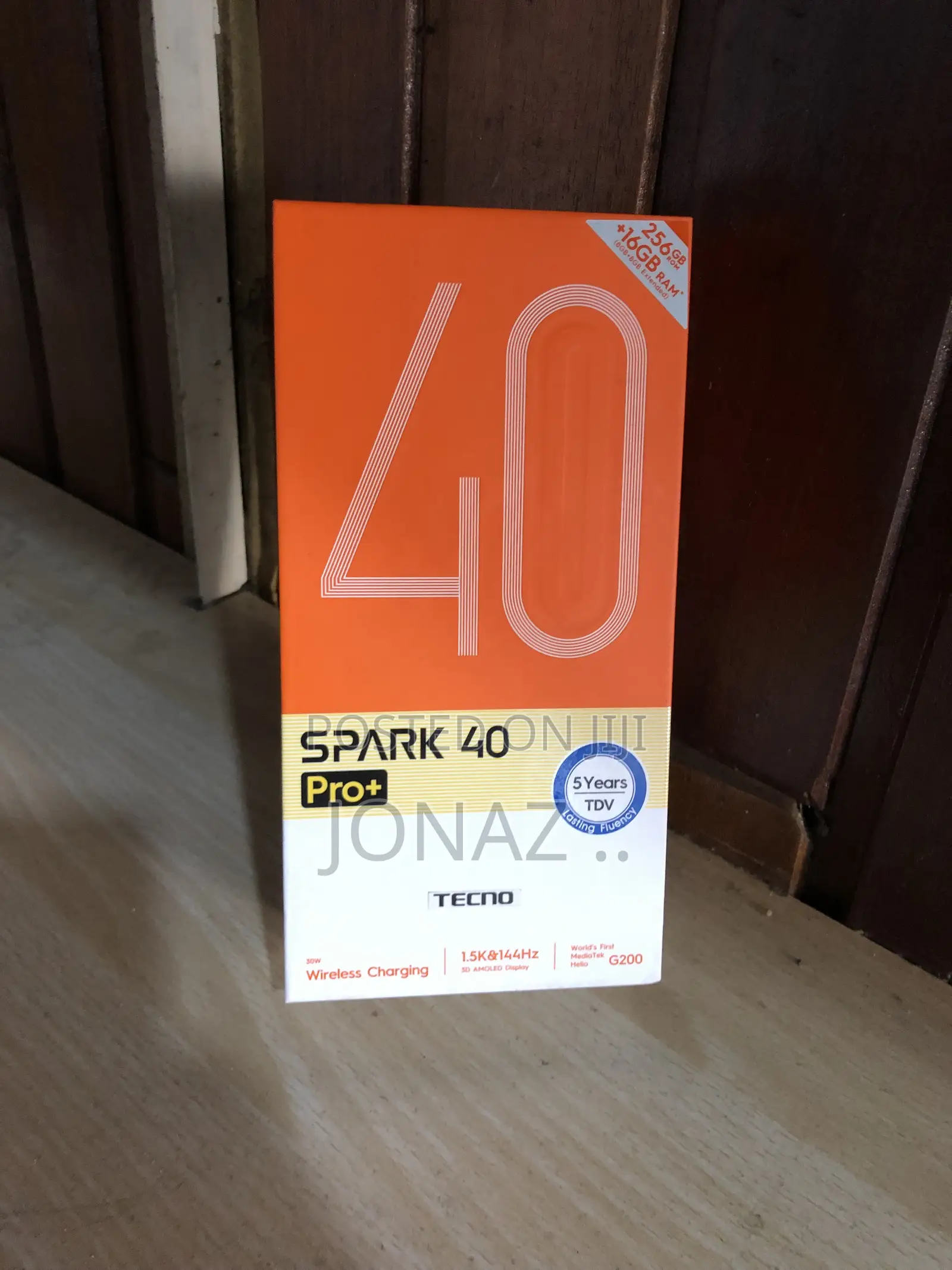 New Tecno Spark 40 Pro+ 256 GB Black