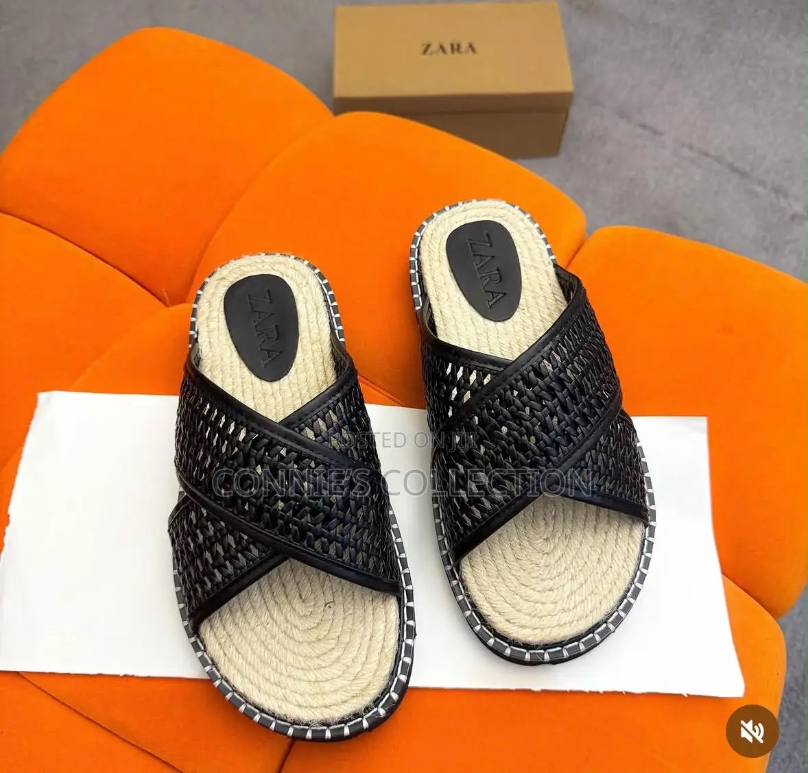 Zara Men's Woven Slide