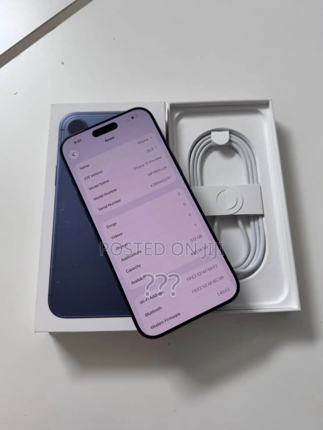 Apple iPhone 17 Pro Max 512 GB Blue