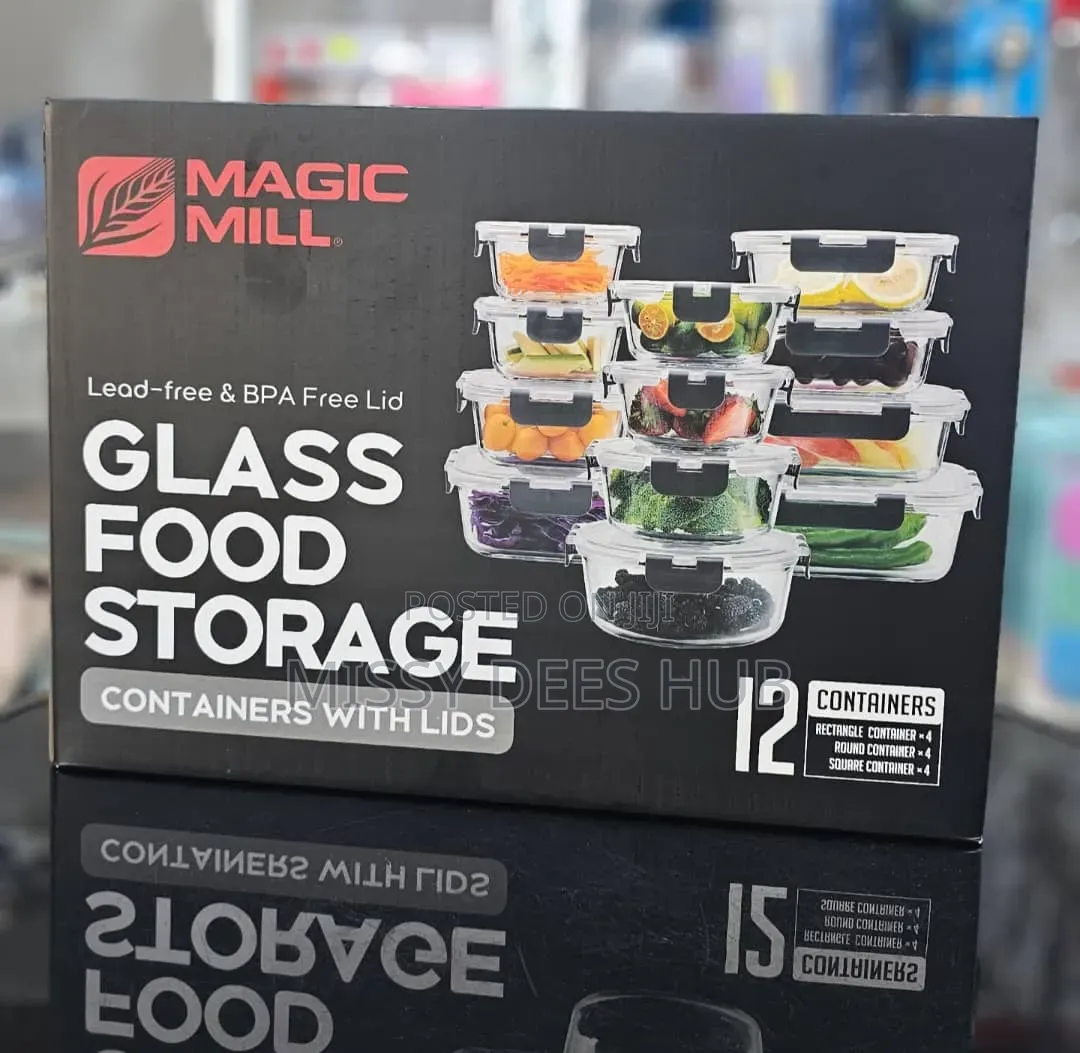 12pcs Glass Storage Bowls